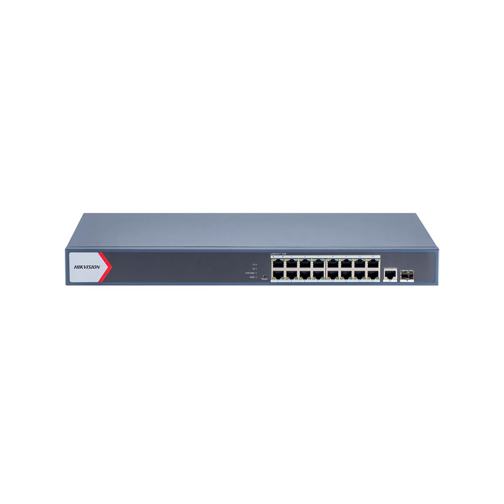 [DS-3E1518P-EI] Hikvision 16 Port Gigabit Smart Managed POE Switch