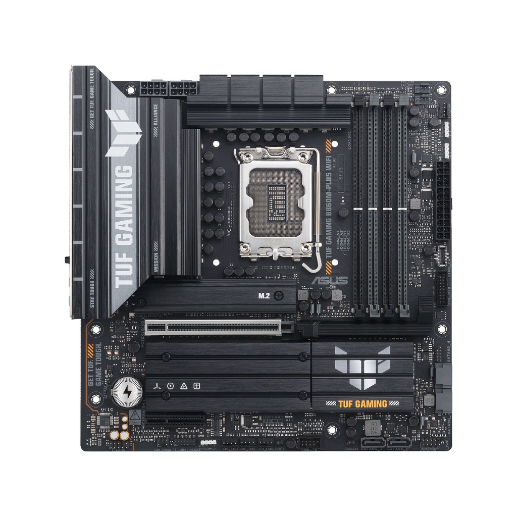 [TUF-GAMING-B860M-PLUS-WIFI] Asus TUF B860 LGA-1851 4X DDR5 Micro-ATX Gaming Motherboard