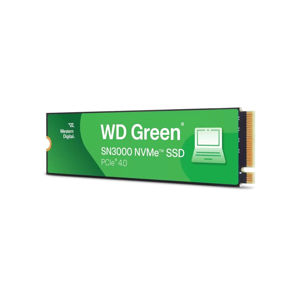 [WDS100T4G0E] WD Green SN3000 1TB PCIE GEN 4 M.2 3D NAND NVMe Internal SSD