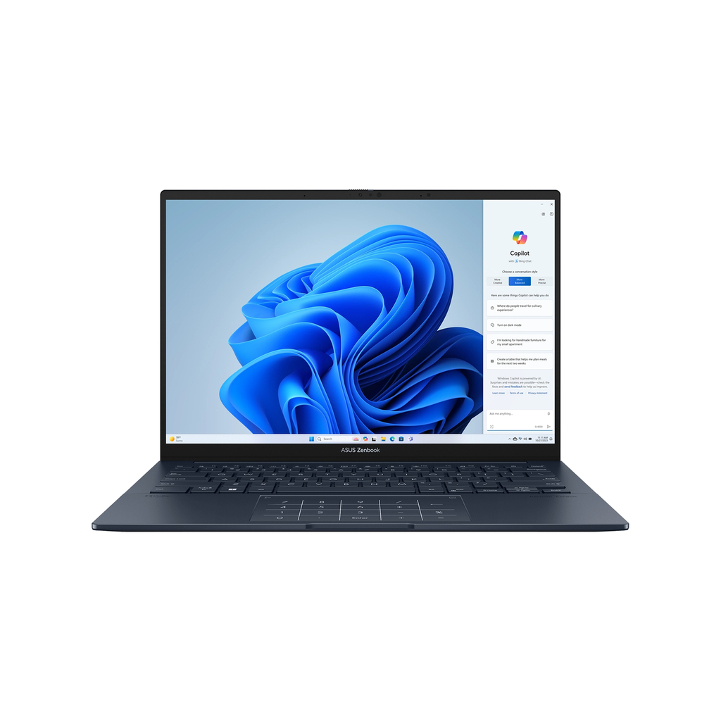 [UX3405CA-OU91610BL0W] Asus ZenBook 14" Core-U9 16GB 512GB Win 11 Home Notebook