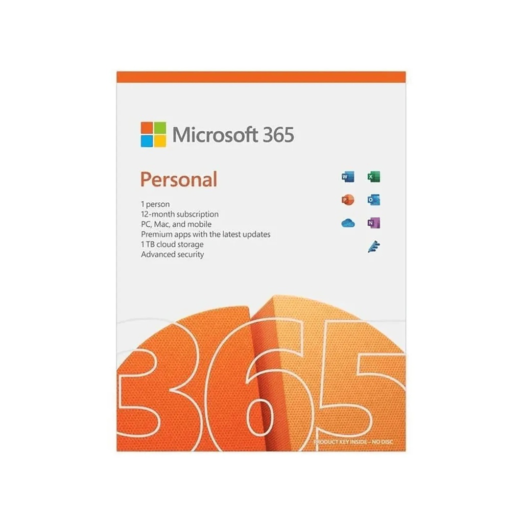 Microsoft 365 Personal ENGL 1 Year Subscription - AFRICA ONLY