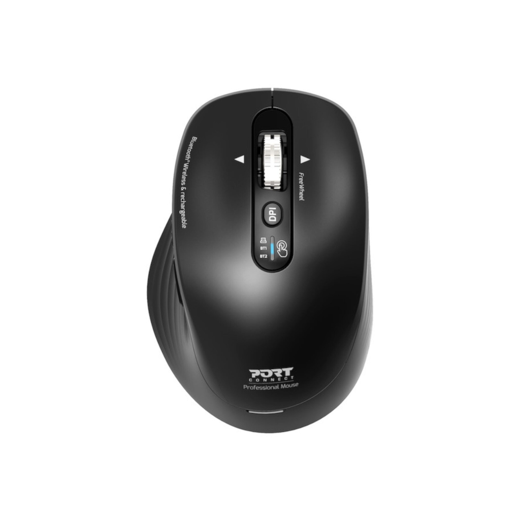 [910202] Port Business Wireless Black Mouse