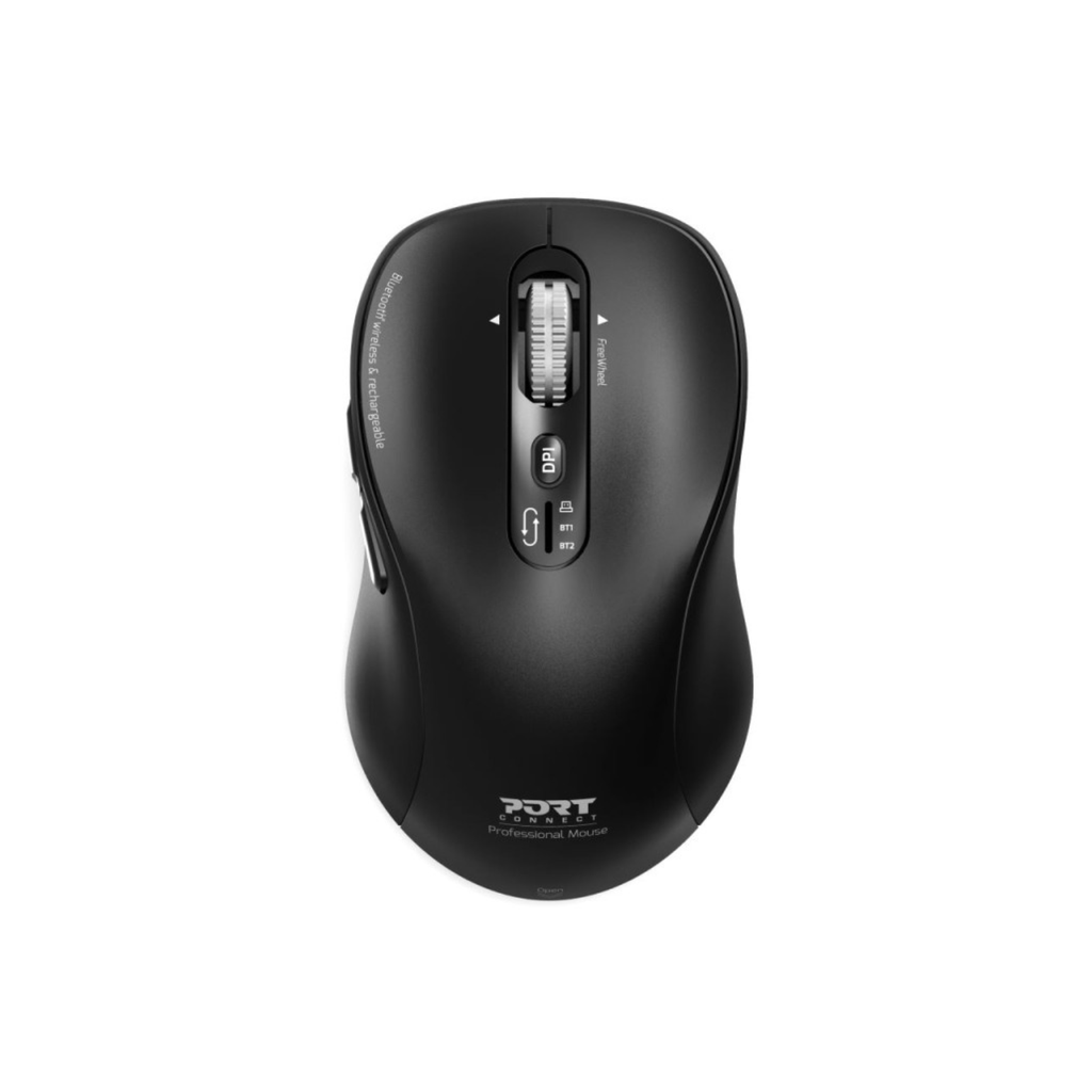 [900707C] Port Expert Wireless Black Mouse