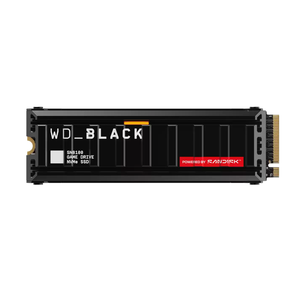 [WDS200T1XHM] SanDisk WD BLACK SN8100 M.2 NVMe™ 2TB SSD with Heatsink
