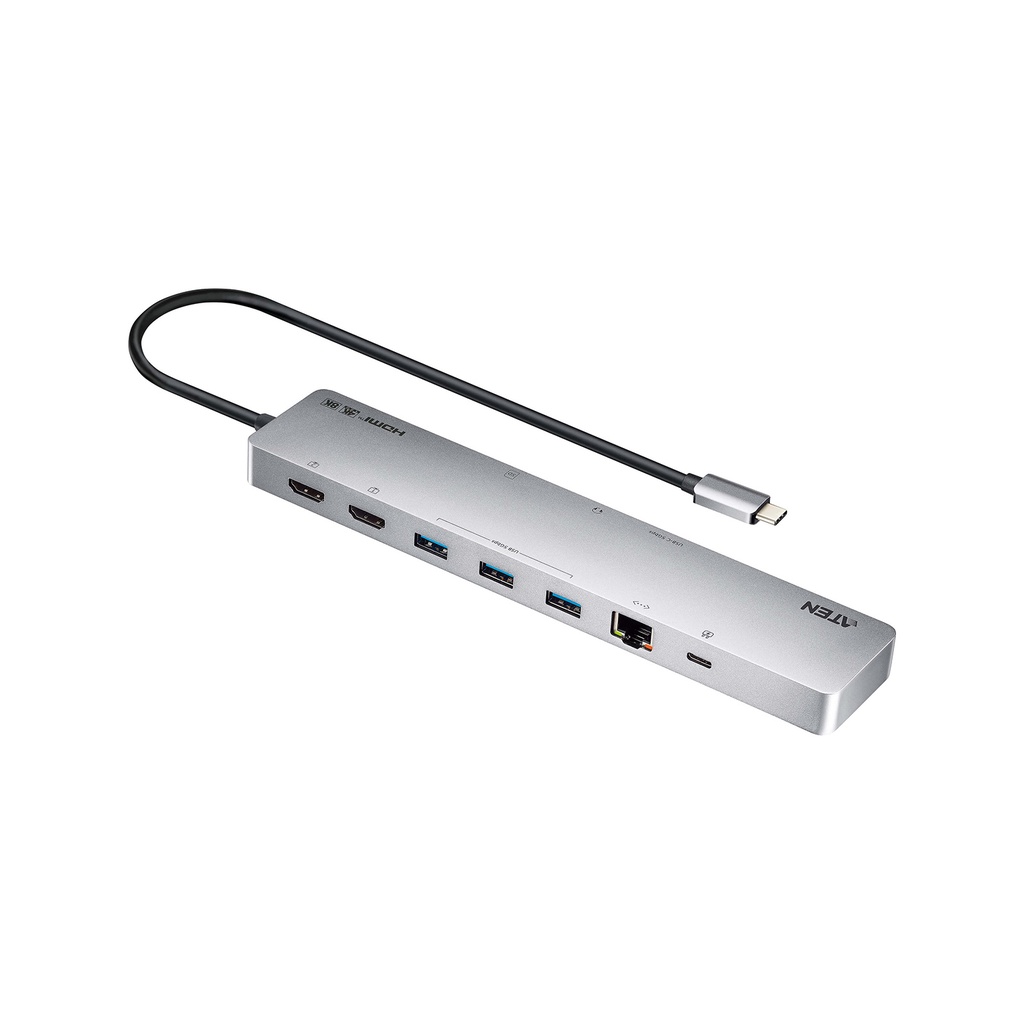 [UH3240] Aten 11-in-1 USB-C Multiport Dock with Power Pass-Through