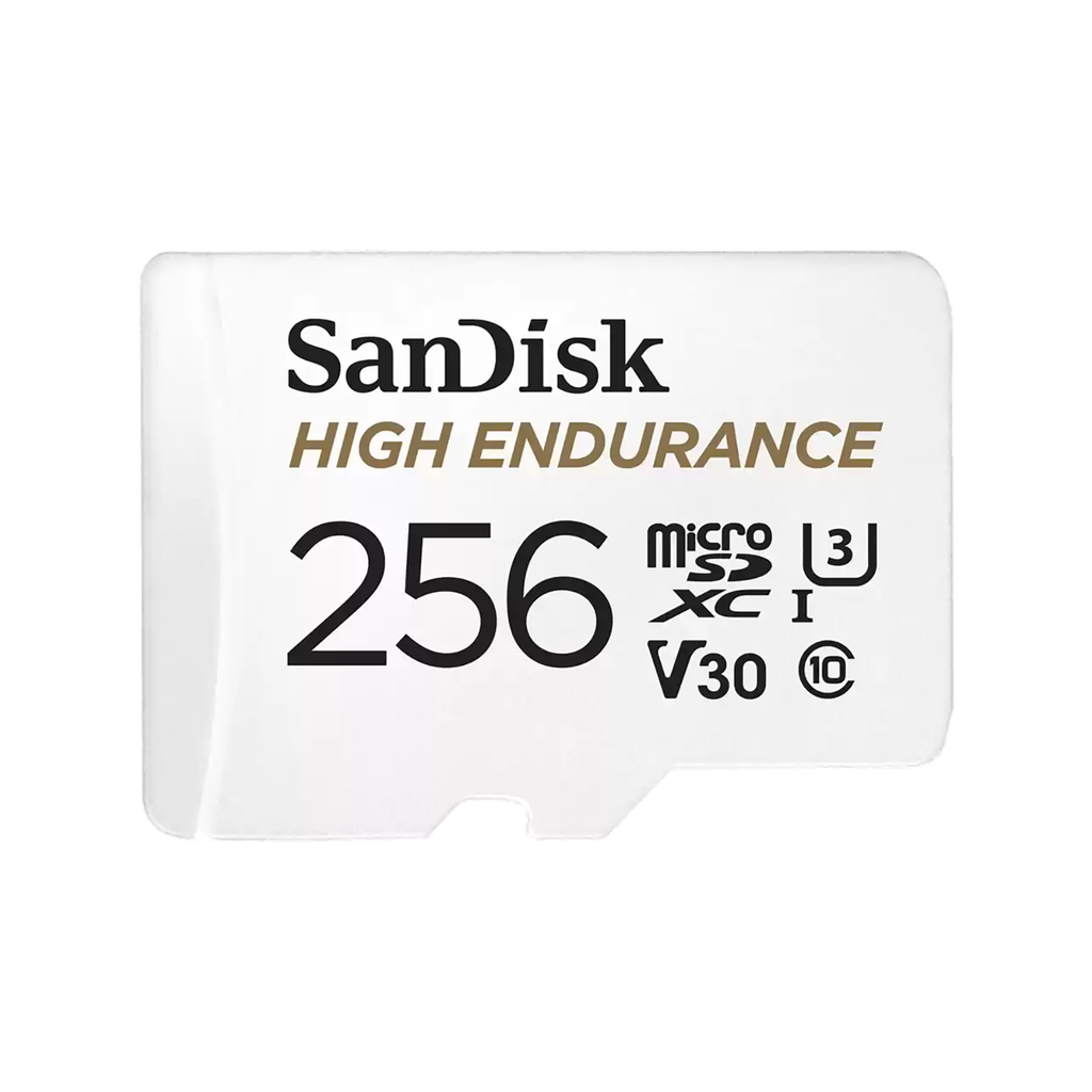 [SDSQQNR-256G-GN6IA] Sandisk High Endurance 256GB Class 10 MicroSDXC Card with Adapter