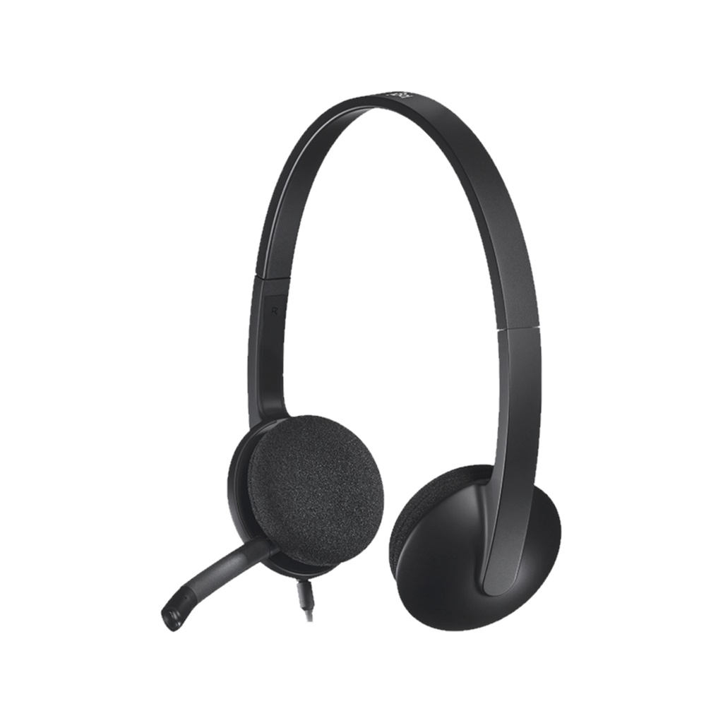 [981-000475] Logitech H340 Black Computer Stereo USB Headset