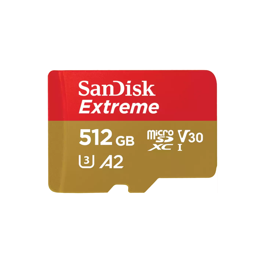 [SDSQXAV-512G-GN6MN] SanDisk Extreme 512GB MicroSD UHS-I Memory Card