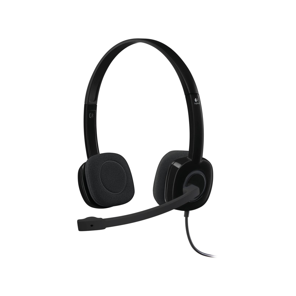 [981-000589] Logitech H151 Black Stereo Combo-Jack Headset