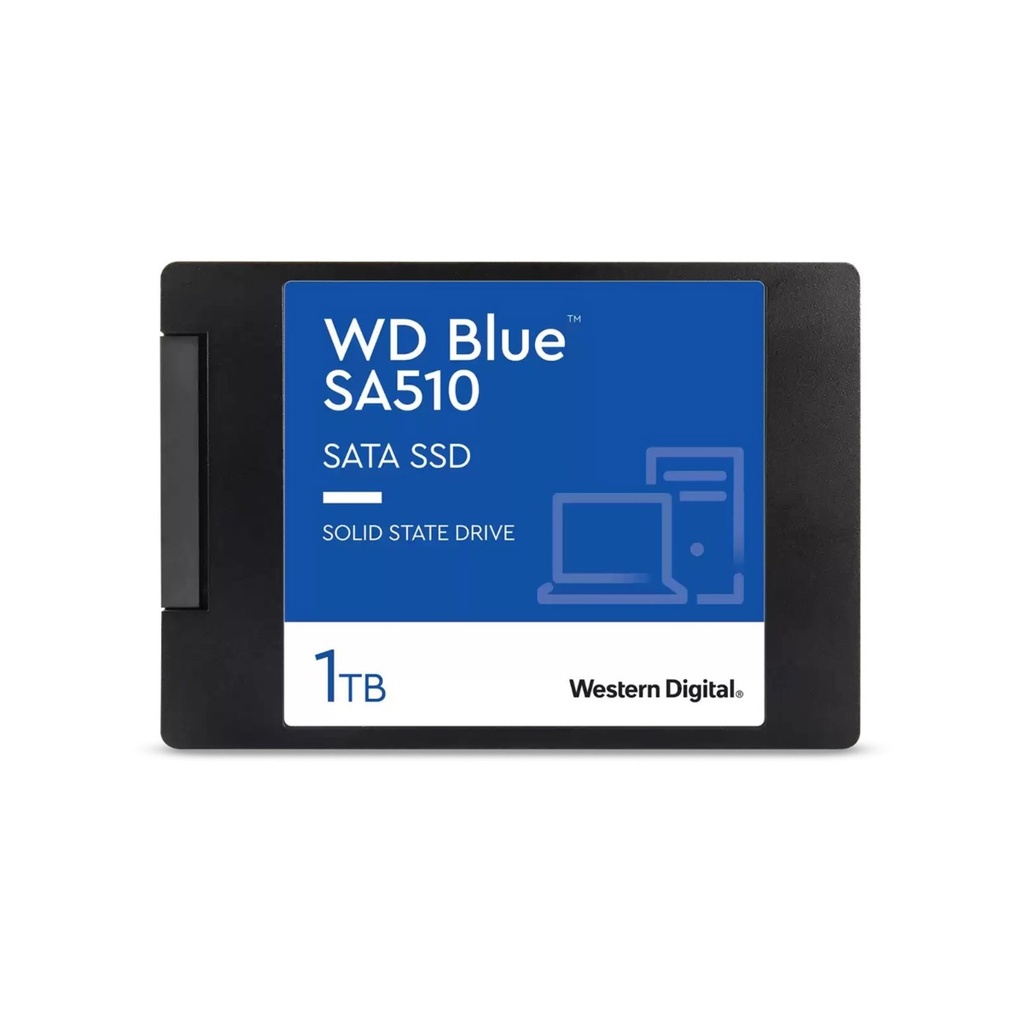 [WDS100T3B0A] SanDisk WD Blue SA510 SATA SSD 2.5” Cased 1TB SSD