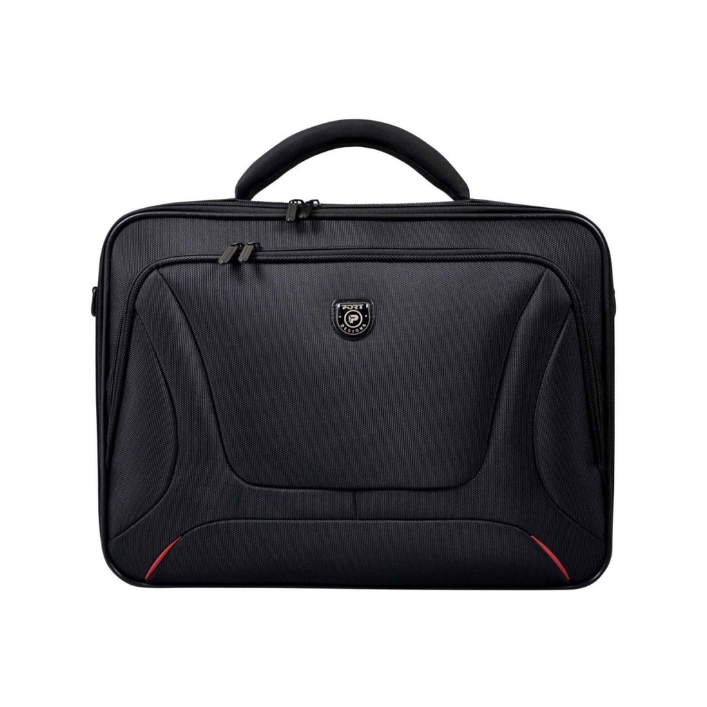 [160512] Port Courchevel Black 15.6" Clamshell Bag