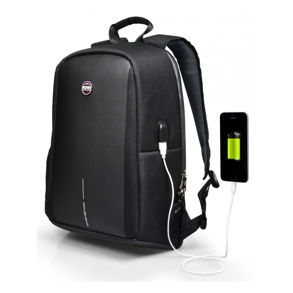 [400508] Port Chicago Evo Black 15.6" Backpack