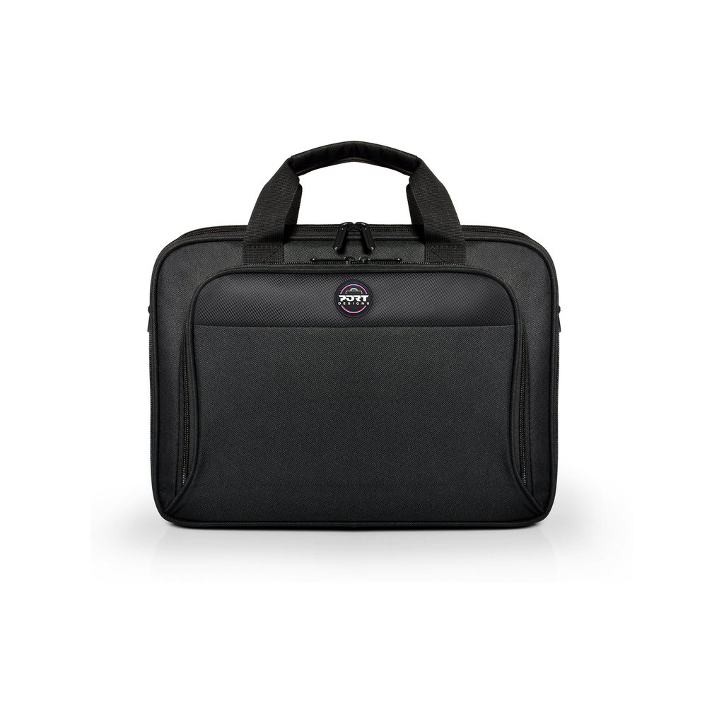 [105063] Port Hanoi II Black 14" Clamshell Bag