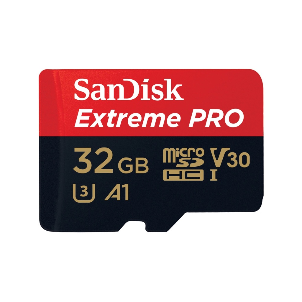 [SDSQXCG-032G-GN6MA] Sandisk Extreme Pro 32GB 4K Video MicroSDXC Card with Adapter