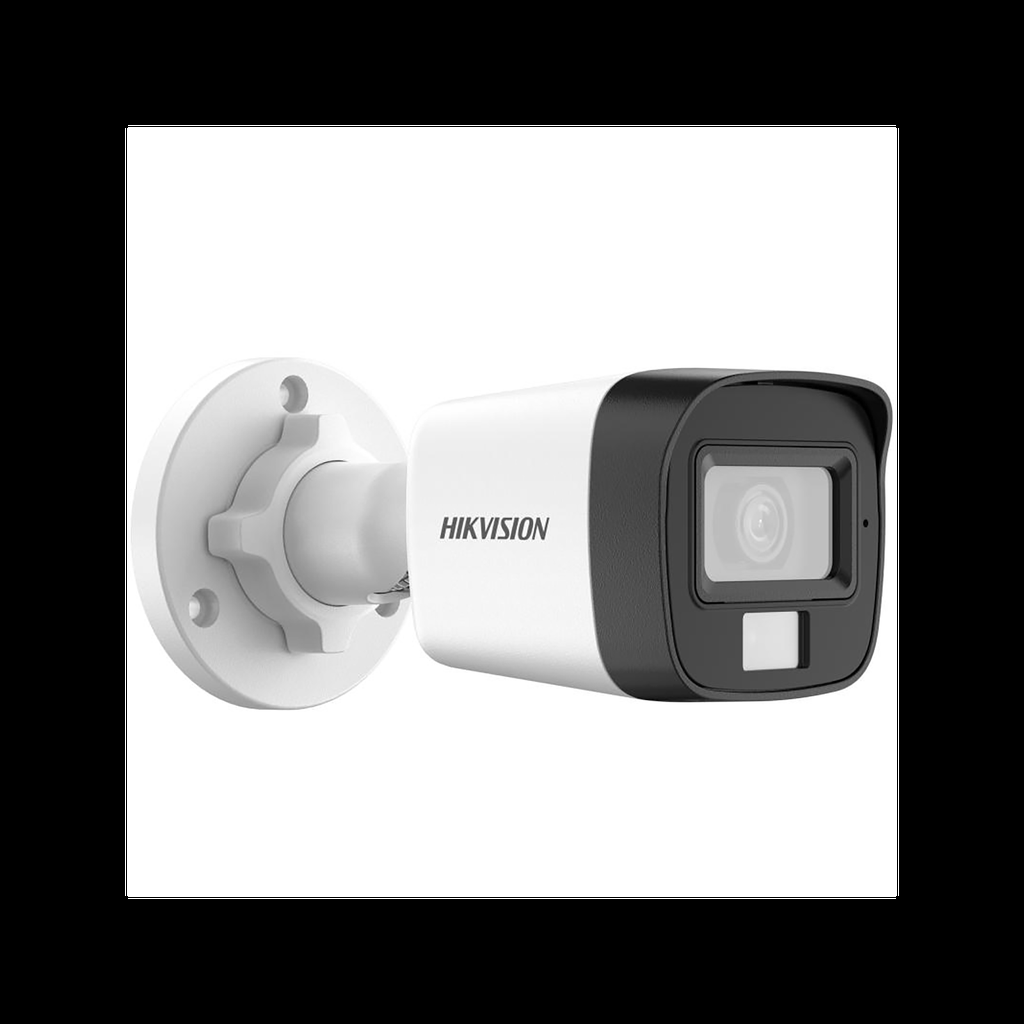 [DS-2CE16D0T-LPFS_2.8MM] Hikvision 2MP Smart Hybrid Light Fixed Mini Bullet Analogue Camera