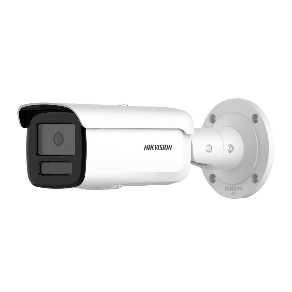 [DS-2CD2T47G2H-LI-4MM] Hikvision 4MP 4mm Smart Hybrid Light with Colorvu Fixed Bullet Network Camera