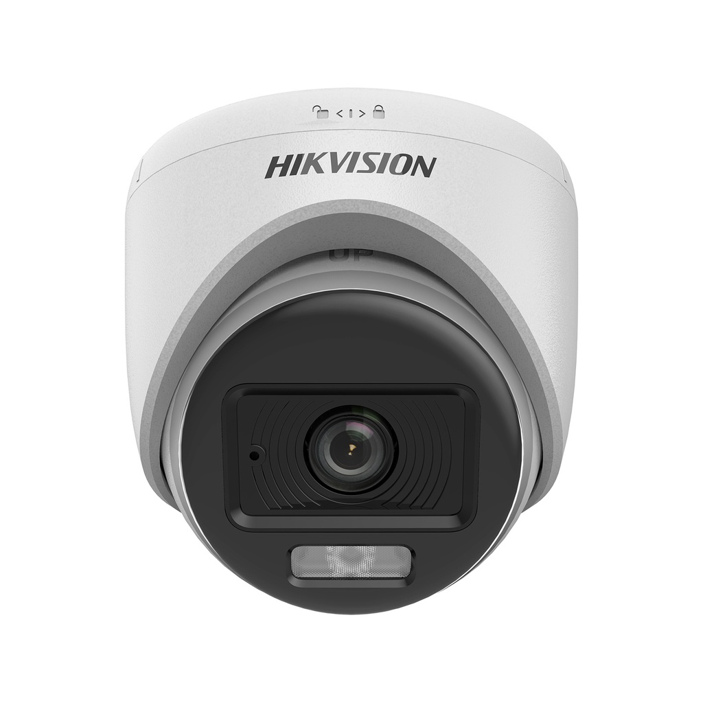 [DS-2CE70KF0T-LPFS-2.8MM] Hikvision 3K 5MP Colorvu Smart Hybrid Light Fixed Turret Analogue Camera