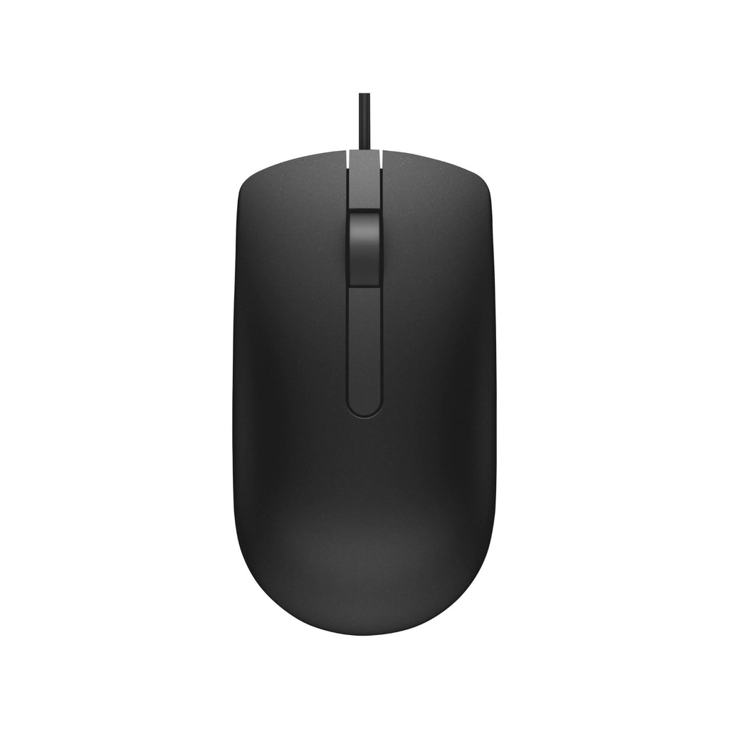 [570-AAIS] Dell MS116 Black Ambidextrous USB Mouse