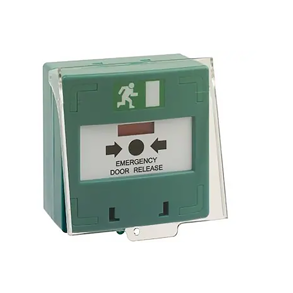 [BG-G1P-RS] PinnSec Glass Green Resettable Emergency Break Glass Box