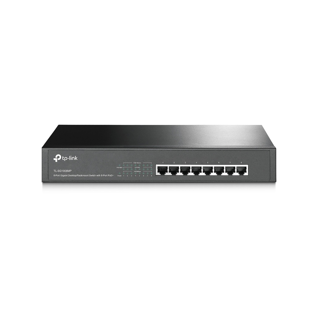 [TL-SG1008MP] TP-Link 8 Port Gigabit Unmanaged Rackmount POE Switch
