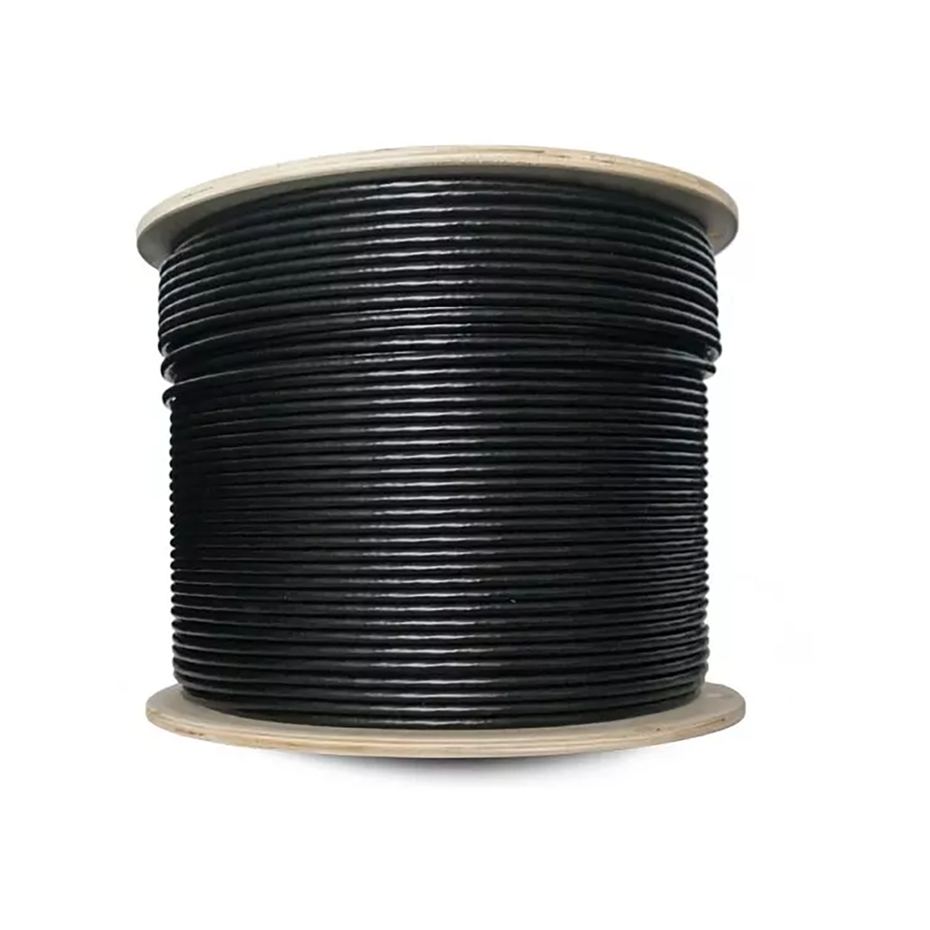 [FSG/UV/C6/500] Datanet CAT6 UV F/UTP Outdoor Reel Black - Price Per Meter MOQ 500M