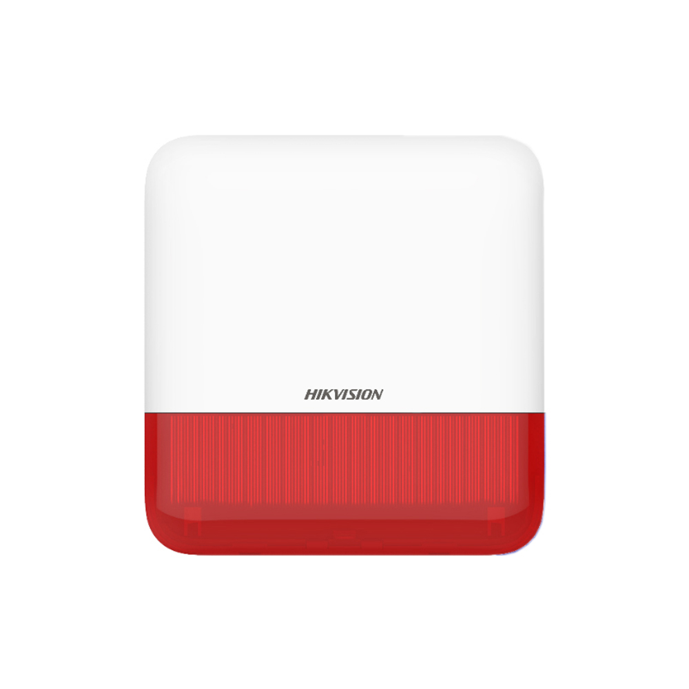 [DS-PS1-E-WE/RED] Hikvision AX Pro Red Wireless Outdoor Sounder
