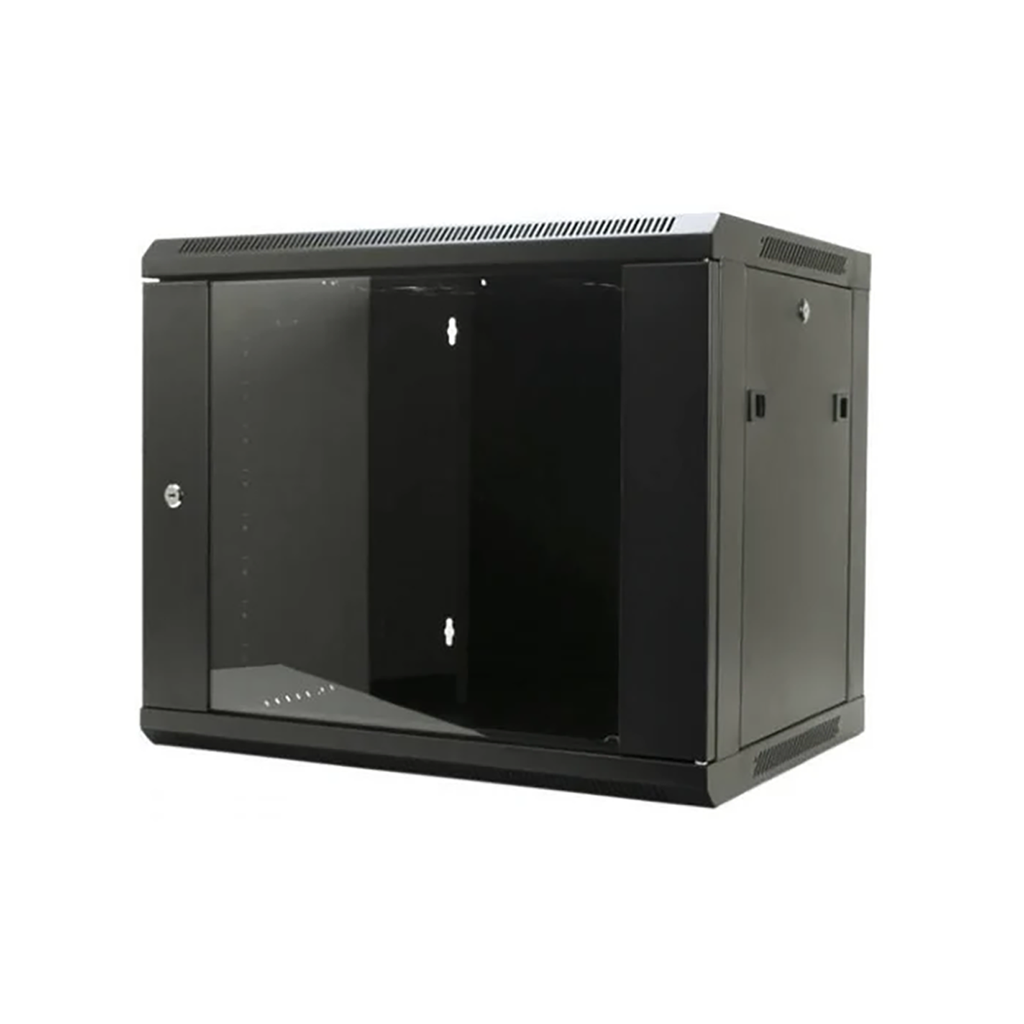 [ZELIIP-12U/600/IP54/GD] Zone 12U 600mm IP54 Black Wall Mount Cabinet
