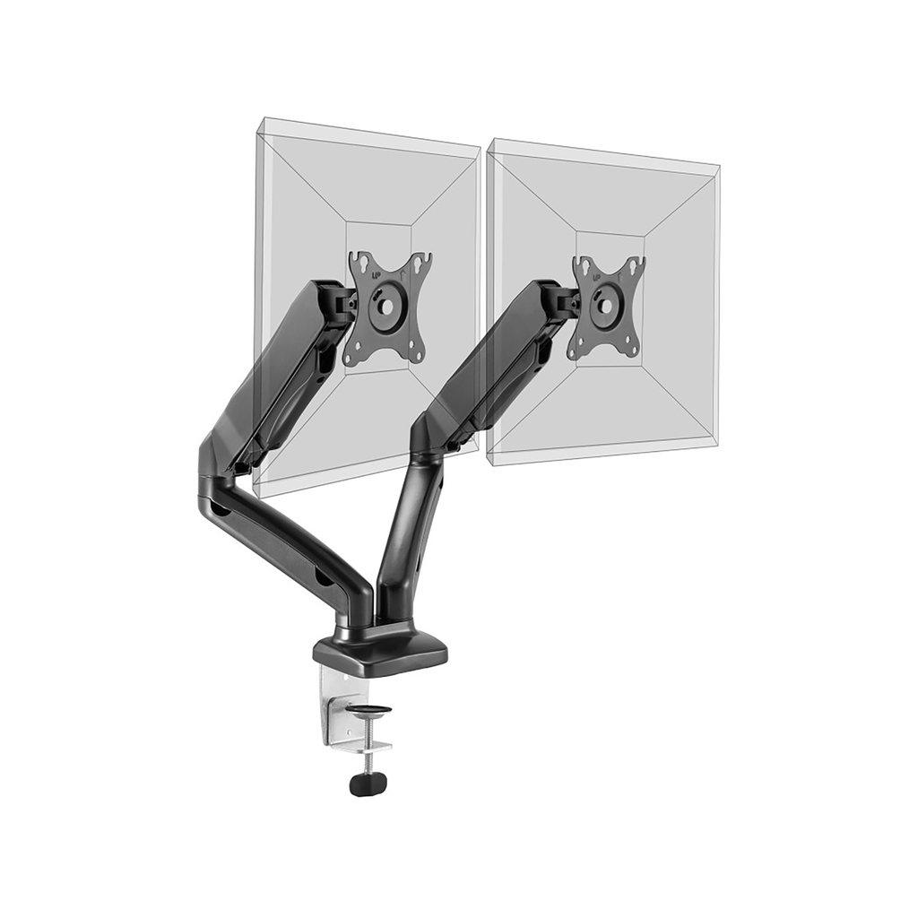 [901105] Port Dual-Screen Vesa Mountable up to 32" Desk Monitor Arm