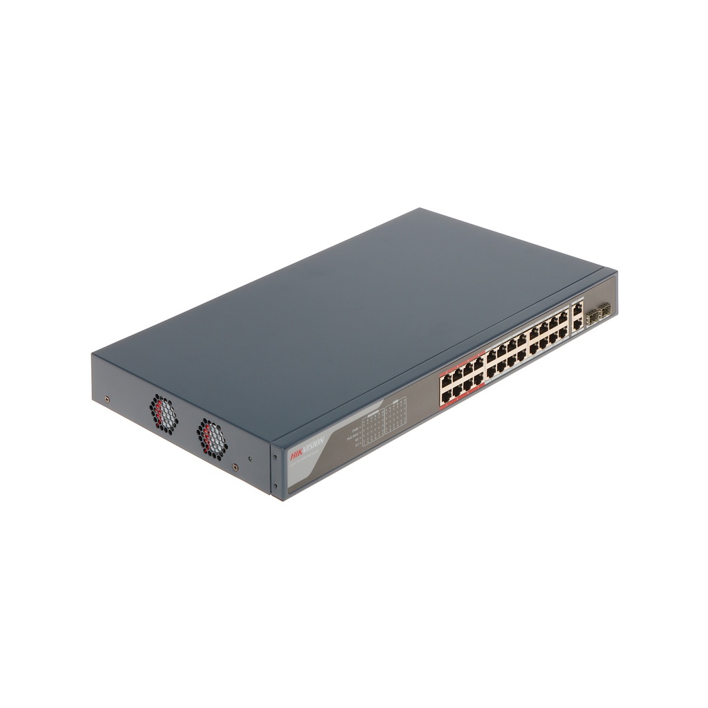 [DS-3E1326P-EI] Hikvision 24 Port Smart POE Switch
