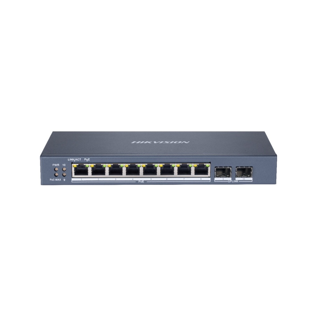 [DS-3E1510P-SI] Hikvision 8 Port Gigabit Smart Managed Switch