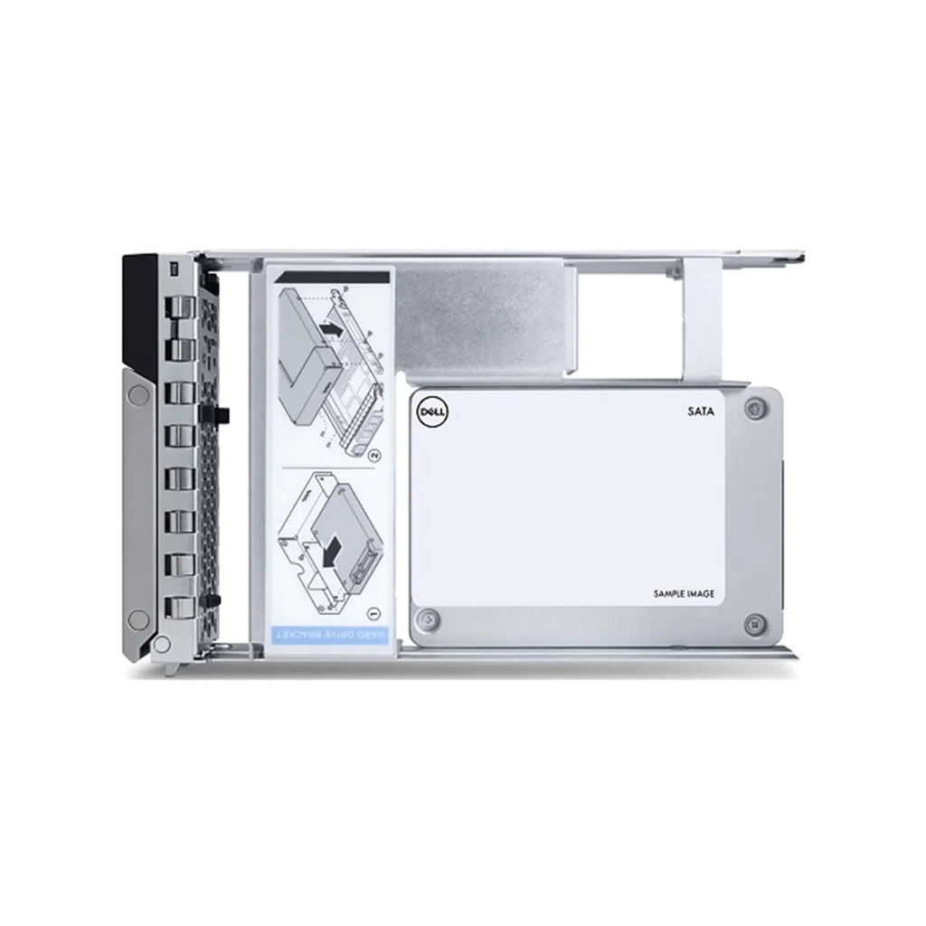 [345-BEBH] Dell 480GB 2.5" 6Gbps with 3.5" bracket SATA Server SSD