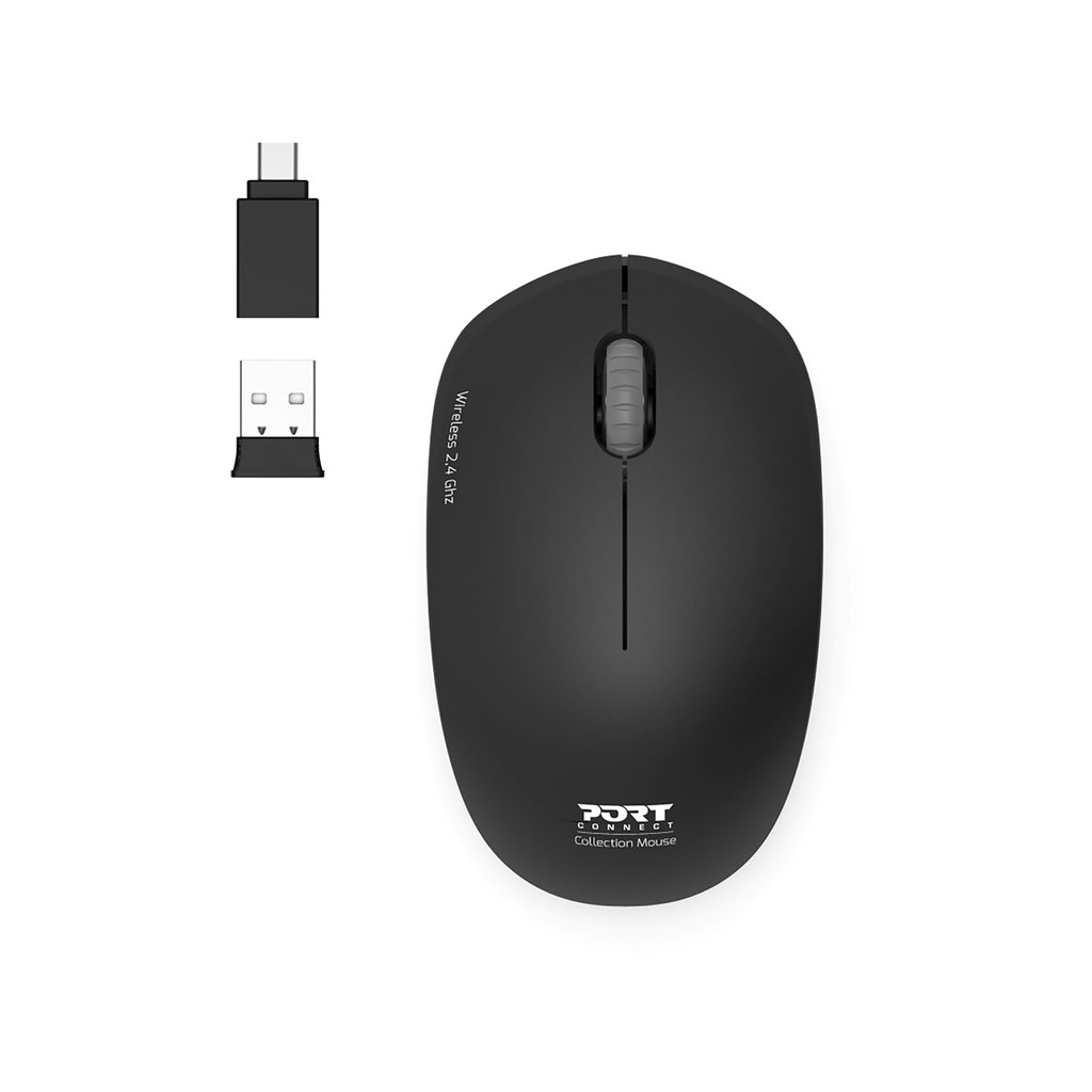[900540] Port 2.4GHz Collection II Graphite Wireless Mouse