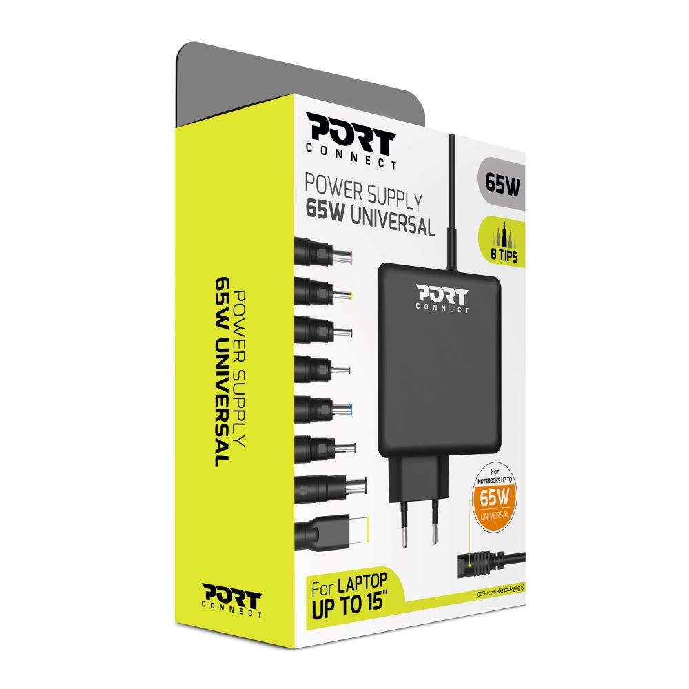 [900093B-EU] Port 65W EU Universal Mains Power Supply